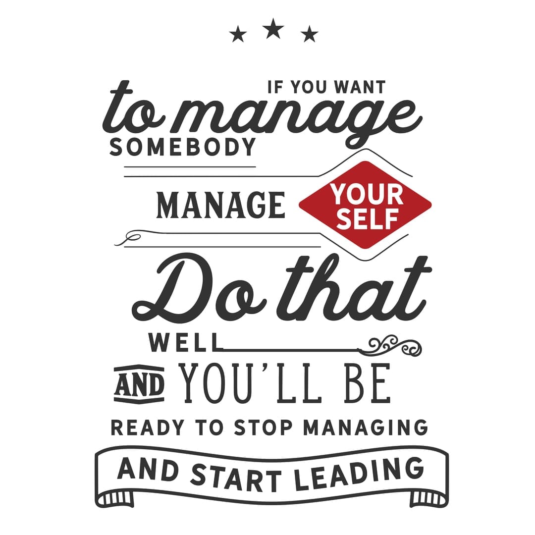 How well are you leading yourself?