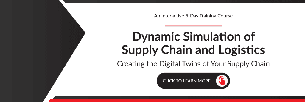 Dynamic Simulation of Supply Chain and Logistics training course